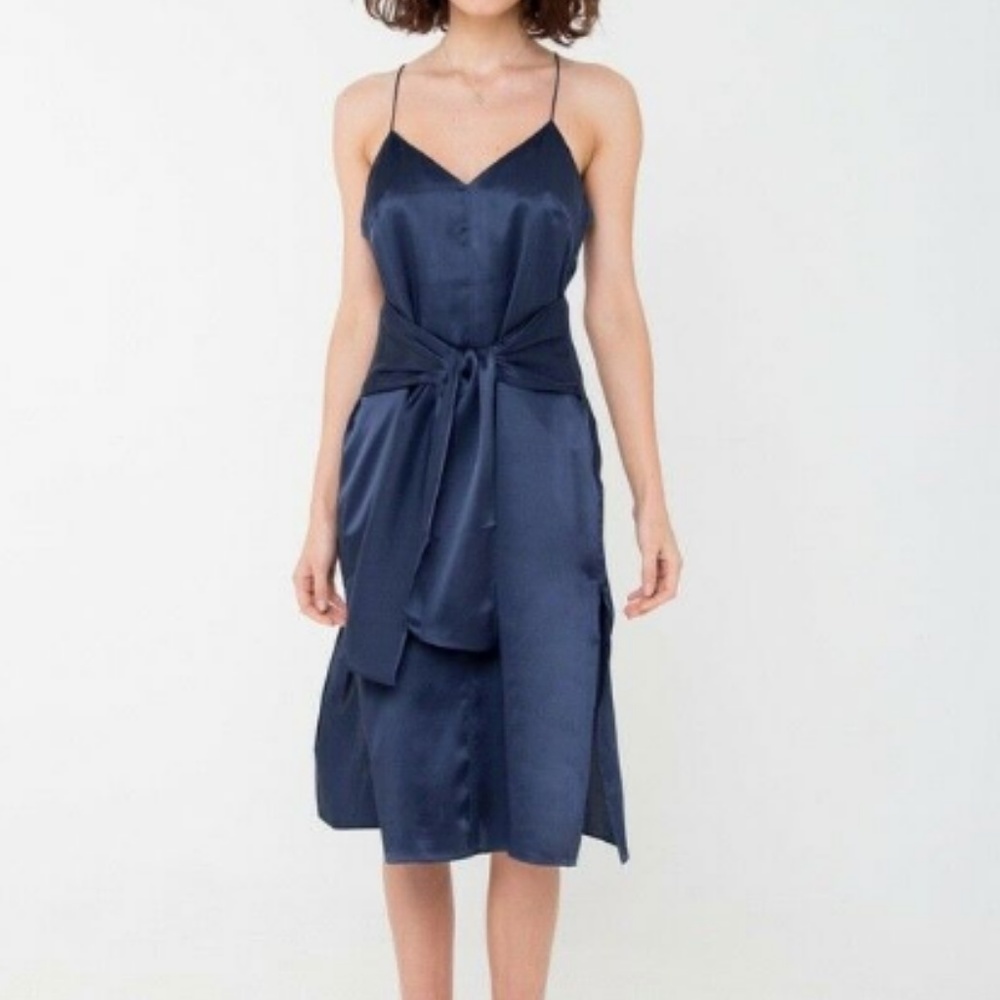 Carver midi silk dress. Size S.